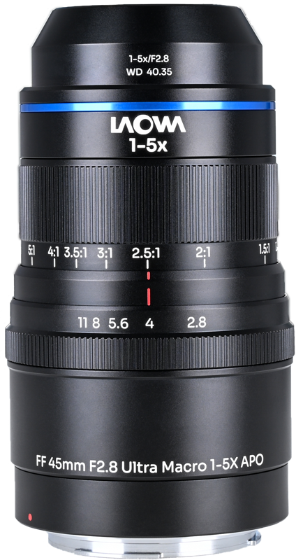 LAOWA Aksen 45mm f/2.8 1-5X Ultra Macro APO Canon EF
