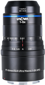 LAOWA Aksen 45mm f/2.8 1-5X Ultra Macro APO Canon EF