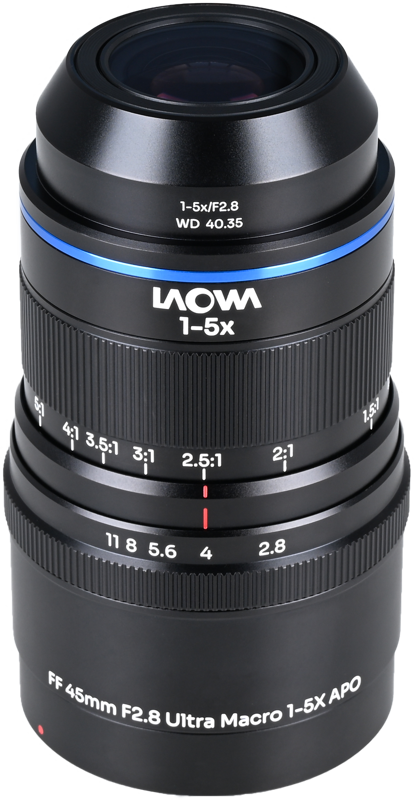 LAOWA Aksen 45mm f/2.8 1-5X Ultra Macro APO Canon EF