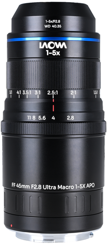 LAOWA Aksen 45mm f/2.8 1-5X Ultra Macro APO Canon RF