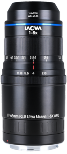 LAOWA Aksen 45mm f/2.8 1-5X Ultra Macro APO Canon RF