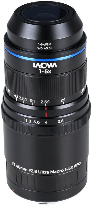 LAOWA Aksen 45mm f/2.8 1-5X Ultra Macro APO Canon RF
