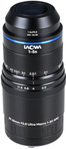 LAOWA Aksen 45mm f/2.8 1-5X Ultra Macro APO Canon RF