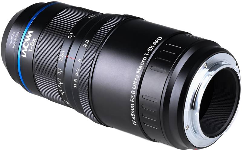 LAOWA Aksen 45mm f/2.8 1-5X Ultra Macro APO Sony FE