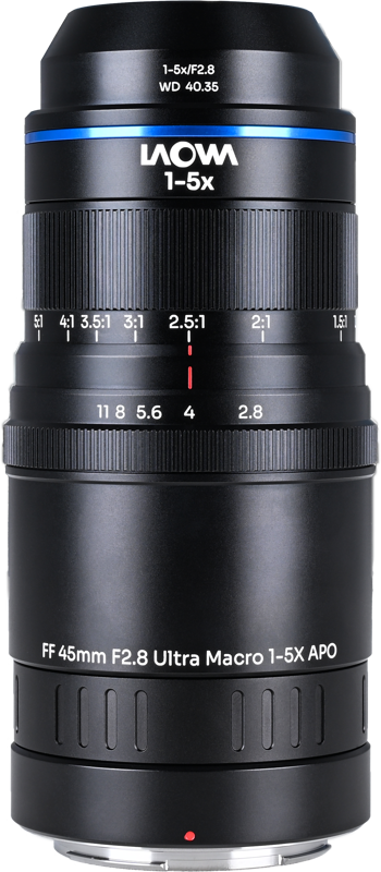 LAOWA Aksen 45mm f/2.8 1-5X Ultra Macro APO Nikon Z