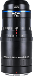 LAOWA Aksen 45mm f/2.8 1-5X Ultra Macro APO Nikon Z