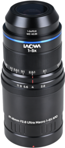 LAOWA Aksen 45mm f/2.8 1-5X Ultra Macro APO Nikon Z