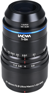 LAOWA Aksen 45mm f/2.8 1-5X Ultra Macro APO Nikon F