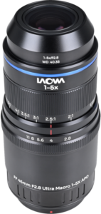 LAOWA Aksen 45mm f/2.8 1-5X Ultra Macro APO Fuji X