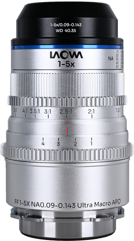 LAOWA Aksen 45mm f/2.8 1-5X Ultra Macro APO Cine Arri PL