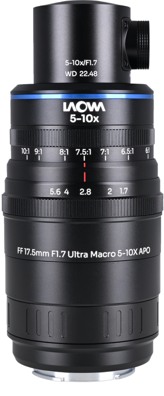 LAOWA Aksen 17.5mm f/1.7 5-10X Ultra Macro APO (Coaxial Illumination Version) Sony FE