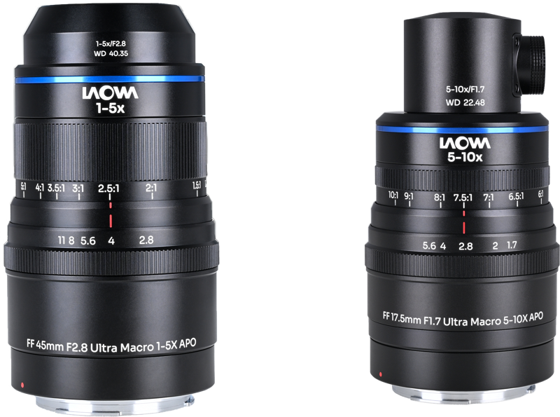 LAOWA Aksen 2-lens Bundle  [45mm f/2.8, 17.5mm f/1.7 (Coaxial Illumination Version)] Canon EF