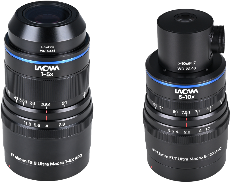 LAOWA Aksen 2-lens Bundle  [45mm f/2.8, 17.5mm f/1.7 (Coaxial Illumination Version)] Canon EF