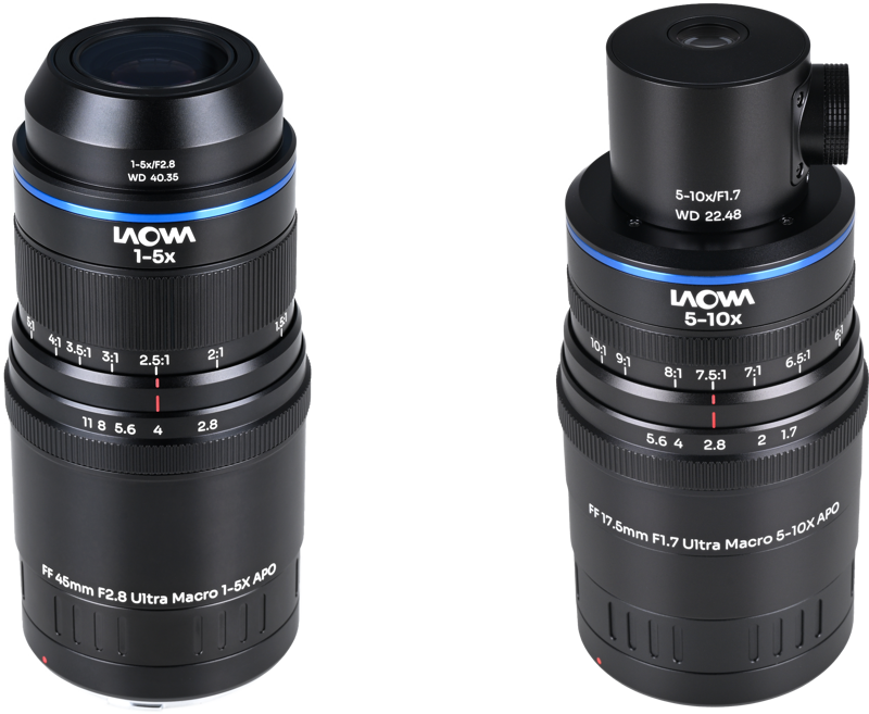 LAOWA Aksen 2-lens Bundle  [45mm f/2.8, 17.5mm f/1.7 (Coaxial Illumination Version)] Canon RF