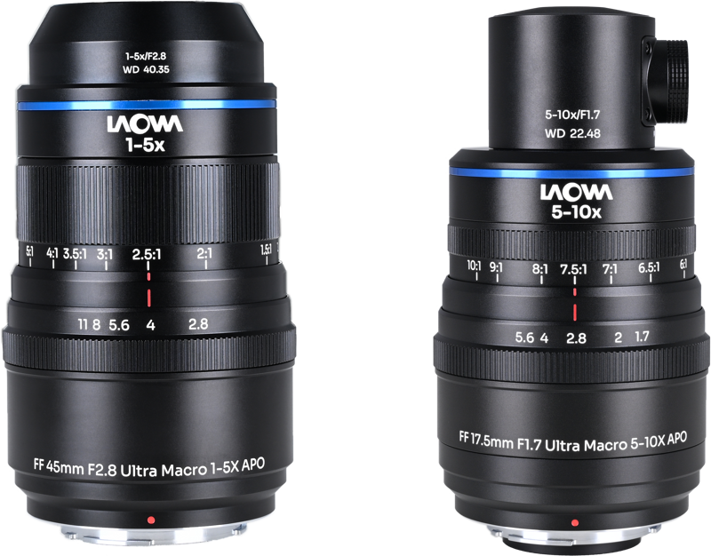 LAOWA Aksen 2-lens Bundle  [45mm f/2.8, 17.5mm f/1.7 (Coaxial Illumination Version)] Nikon F