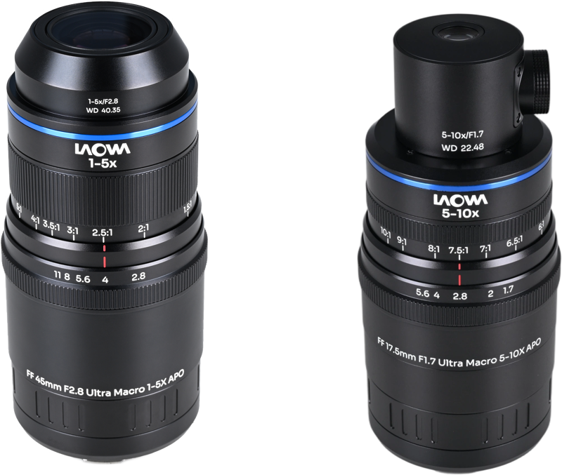 LAOWA Aksen 2-lens Bundle  [45mm f/2.8, 17.5mm f/1.7 (Coaxial Illumination Version)] L-Mount