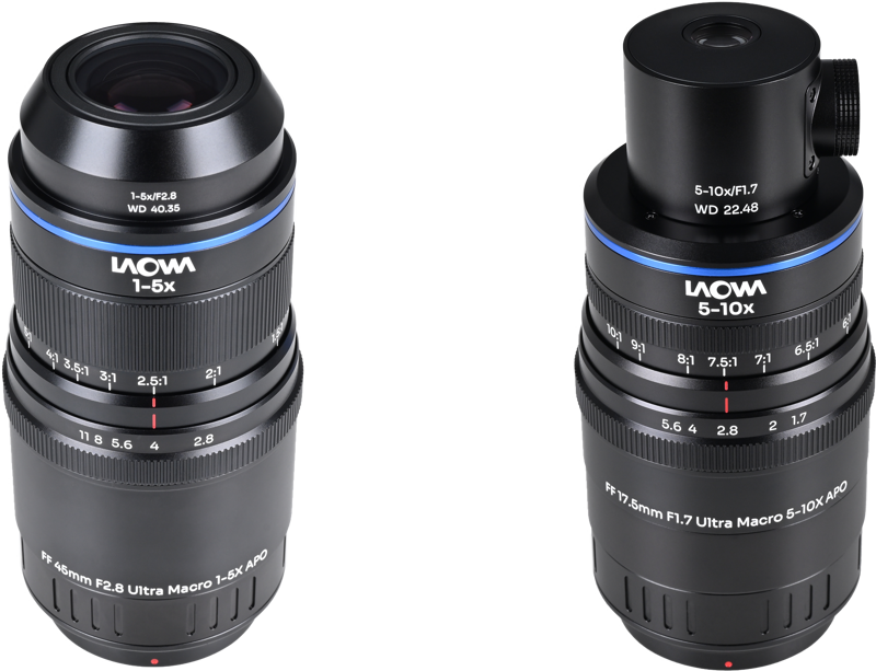 LAOWA Aksen 2-lens Bundle  [45mm f/2.8, 17.5mm f/1.7 (Coaxial Illumination Version)] Fuji X