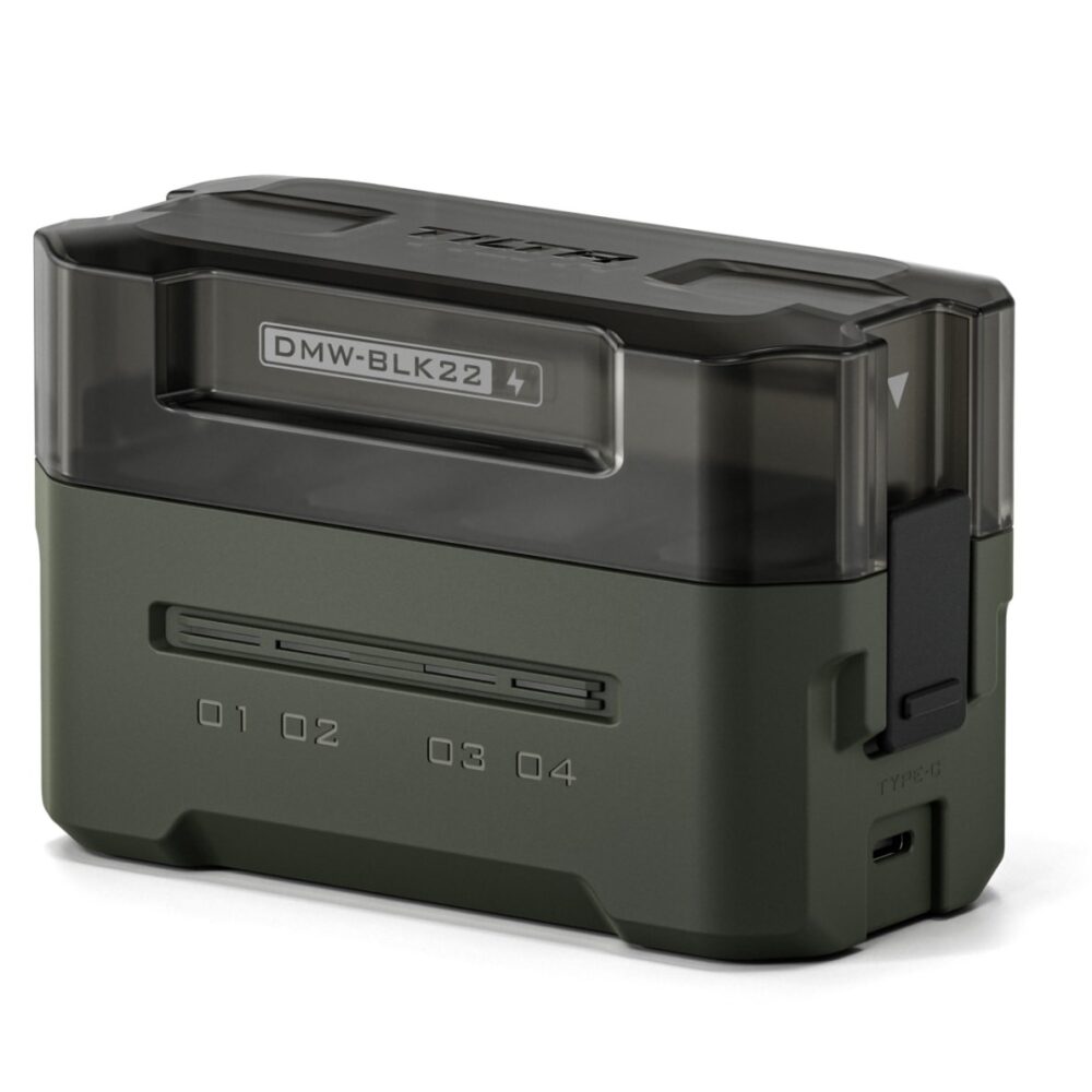 Tilta Portable Charging Station for DMW-BLK22 (4 Channel) - Green