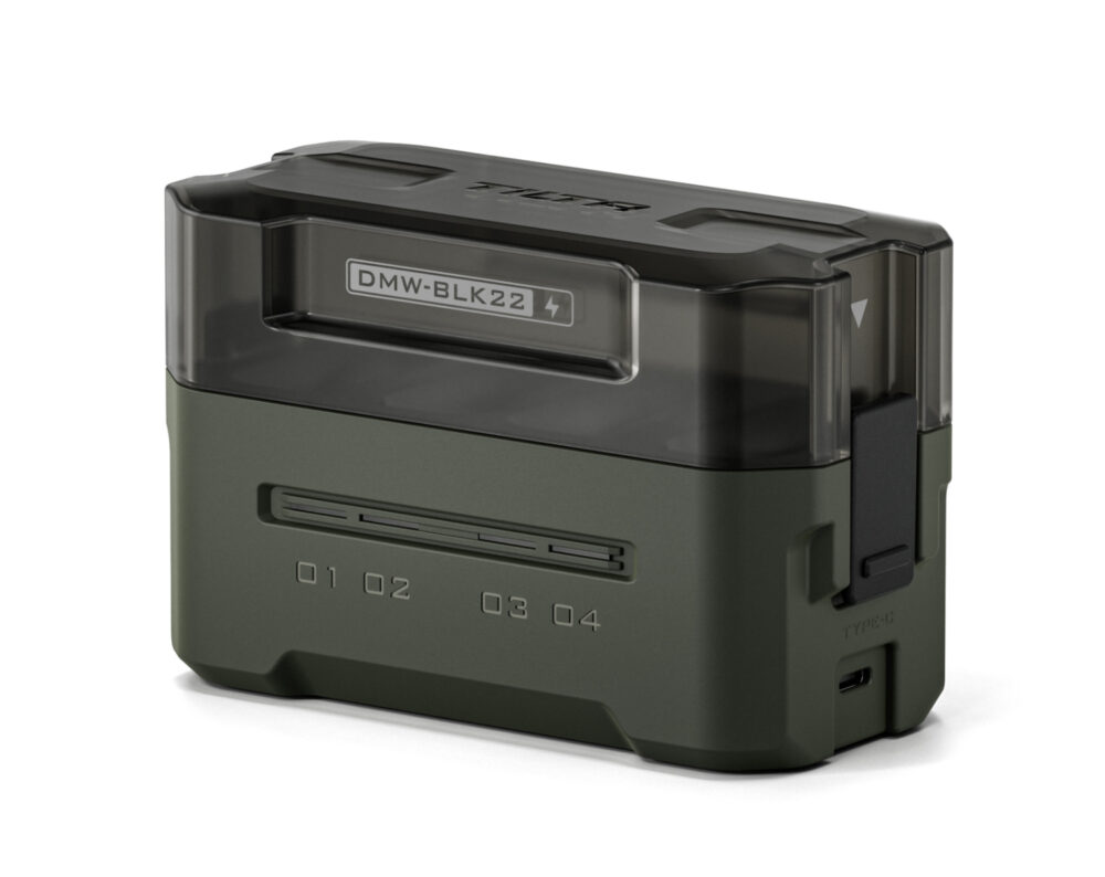 Tilta Portable Charging Station for DMW-BLK22 (4 Channel) - Green