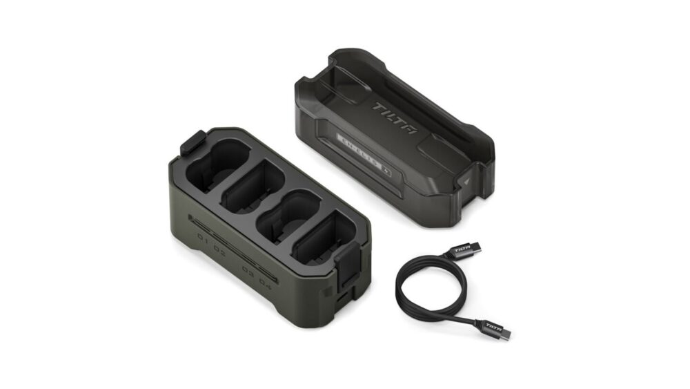 Tilta Portable Charging Station for EN-EL15C (4 Channel) - Green
