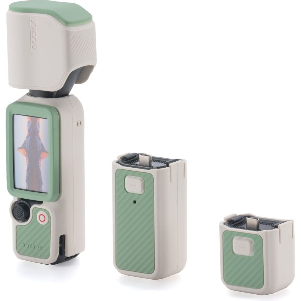 Tilta Silicone Protective Cover for DJI Osmo Pocket 4 Power Kit - Celadon White