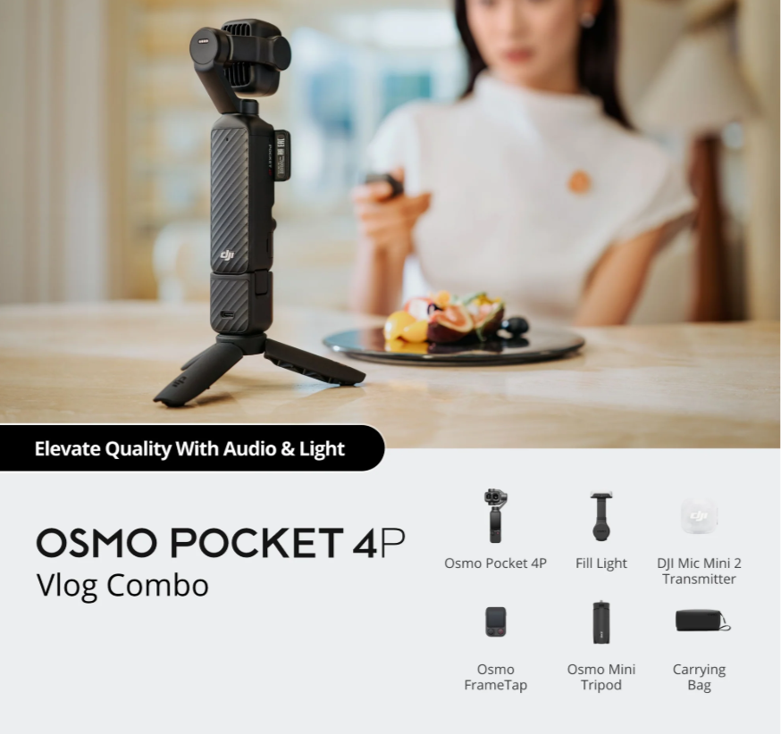 DJI Osmo Pocket 4P Vlog Combo