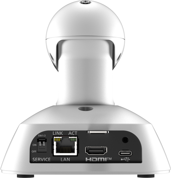 PANASONIC AW-UE5KG, 4K Ultra-Wide ePTZ Camera, White