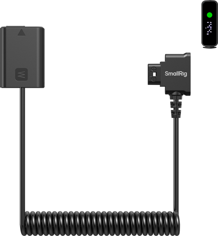 SMALLRIG 6538 Dummy Battery Power Cable for D-Tap for Sony NP-FW50