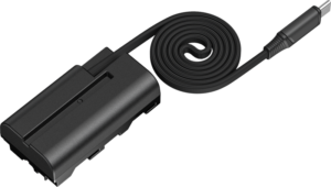 SMALLRIG 6416 Attachable Self-Coiling Dummy Battery Power Cable USB-C for NP-F550