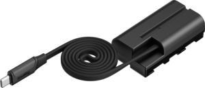 SMALLRIG 6416 Attachable Self-Coiling Dummy Battery Power Cable USB-C for NP-F550