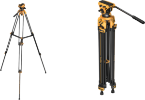 SMALLRIG 5523 Video Tripod with Heavy-Duty Fluid Head AD-01 (BumbleBee Edition)