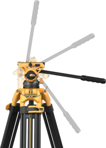 SMALLRIG 5523 Video Tripod with Heavy-Duty Fluid Head AD-01 (BumbleBee Edition)