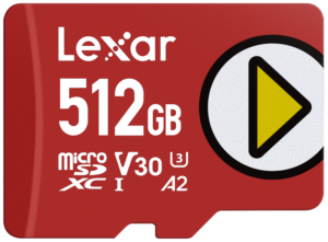LEXAR microSDXC PLAY UHS-I/A2/U3 R205/W140 (V30) 512GB