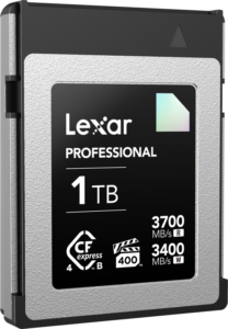 LEXAR CFexpress 4.0 Pro Diamond R3700/W3400 (VPG400) 1TB