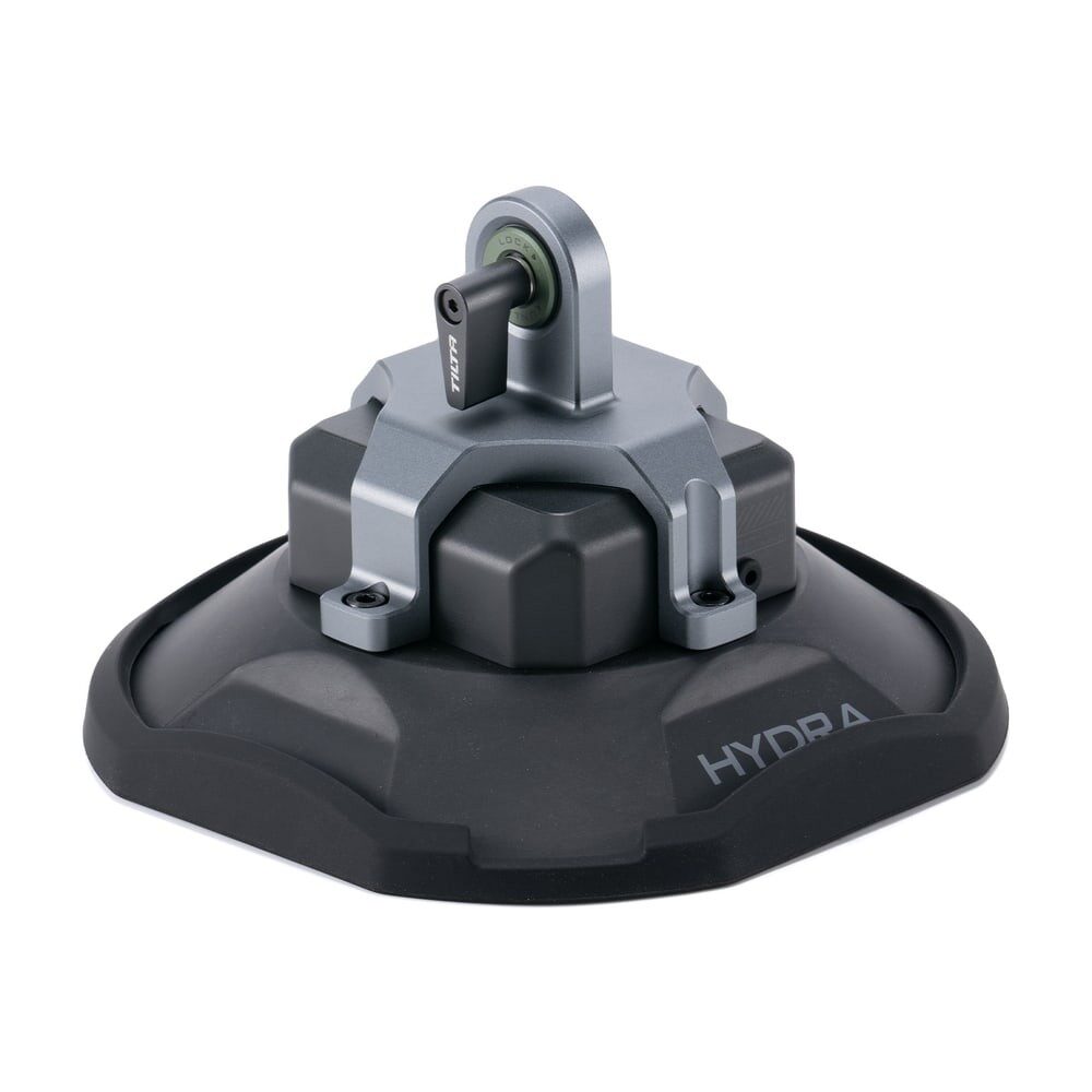 Tilta Electronic Suction Cup (4.5) with Rosette Mounting Bracket - Titanium Gray
