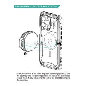 Tilta Khronos Cooling System V2 for iPhone - Black