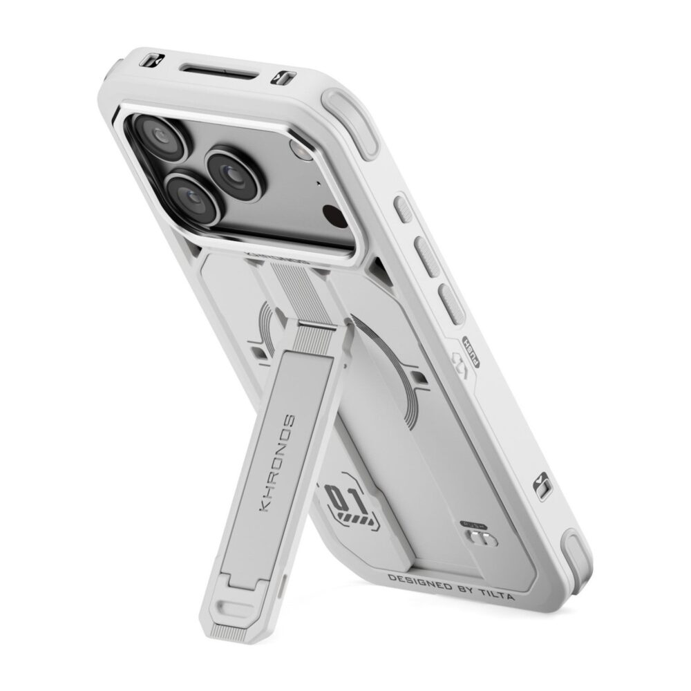 Tilta Khronos Core iPhone 18 Pro Case - Lunar Silver