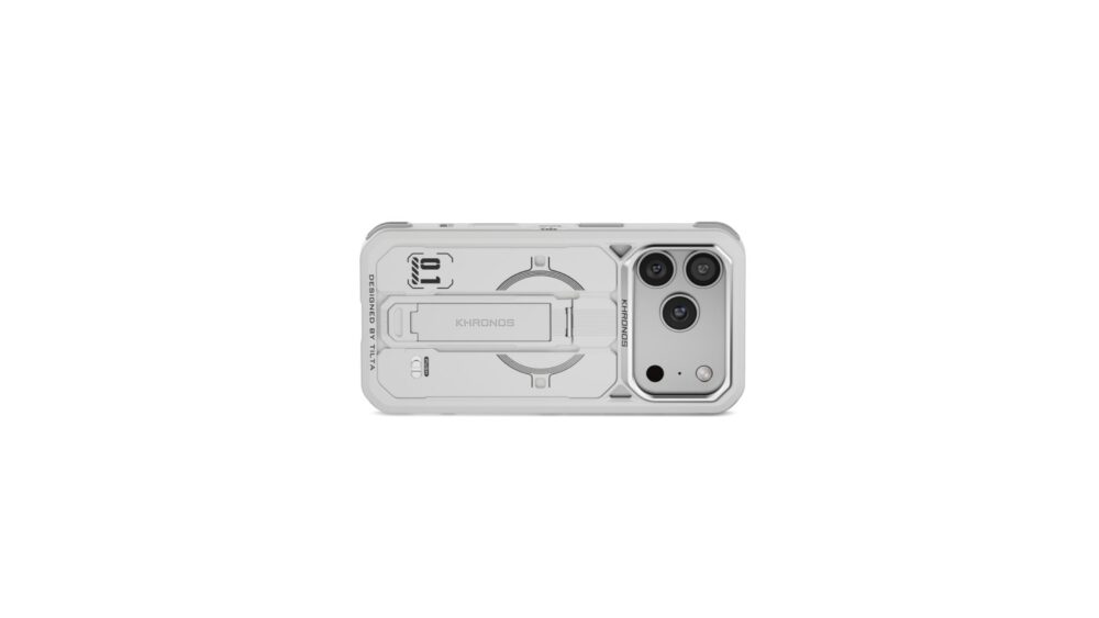 Tilta Khronos Core iPhone 18 Pro Case - Lunar Silver