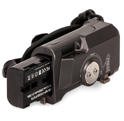 Tilta Left Side Advanced Power Handle with Run/Stop (F570 Battery) - Tilta Gray