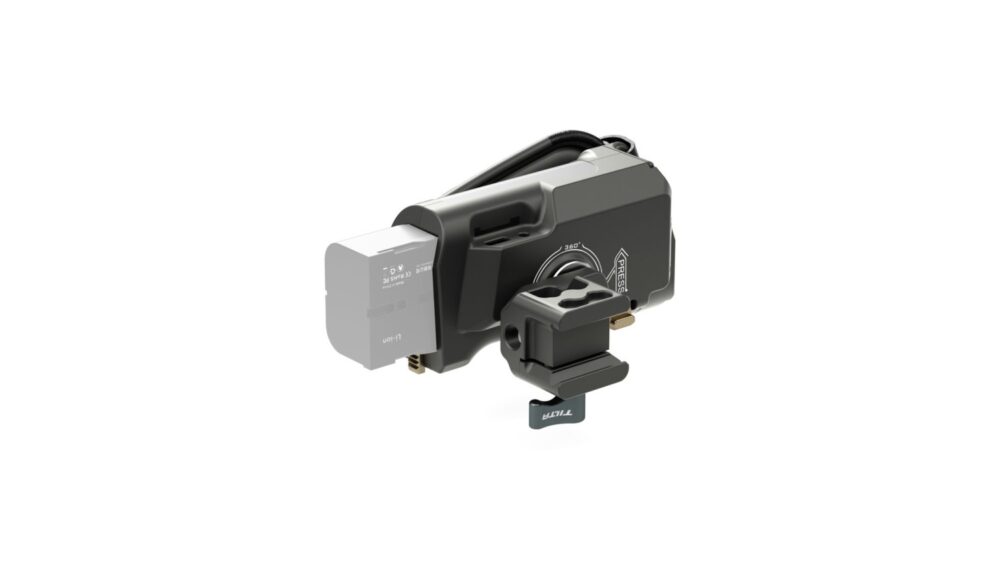 Tiltaing Left Side Advanced Power Handle with Run/Stop Type VI (F570 Battery) - Tilta Gray