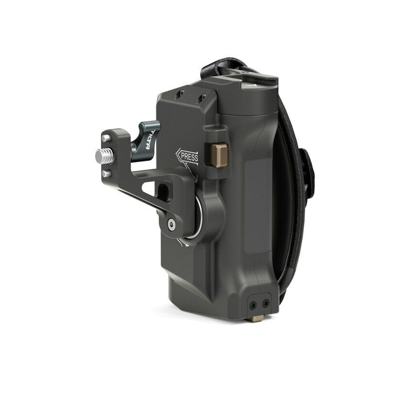 Tiltaing Left Side Advanced Power Handle with Run/Stop Type VII (F570 Battery)- Tilta Gray