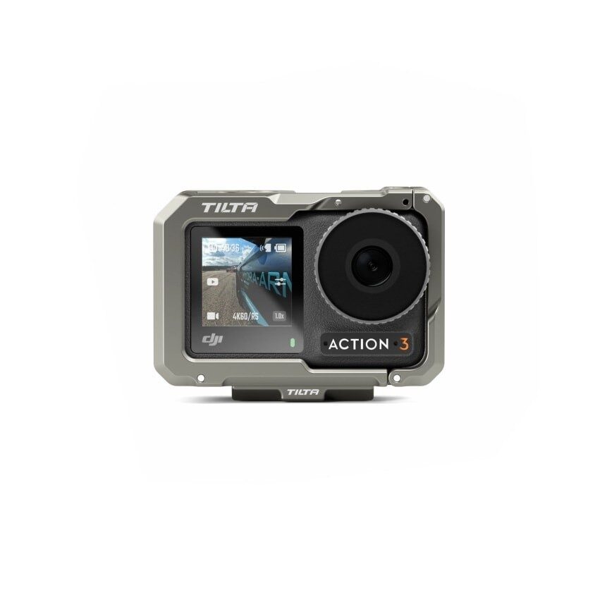 Tilta Camera Cage for DJI Osmo Action 3 Basic Kit - Titanium Gray