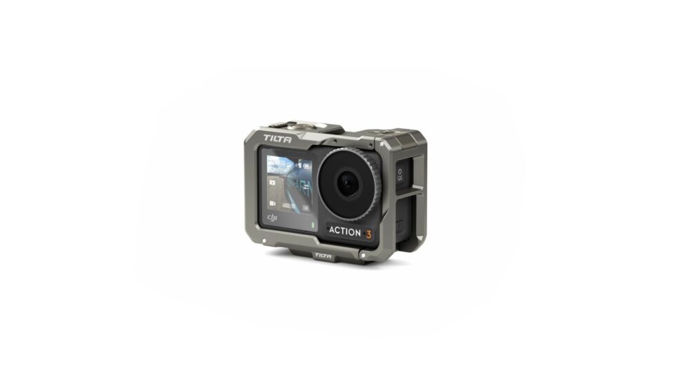 Tilta Camera Cage for DJI Osmo Action 3 Basic Kit - Titanium Gray
