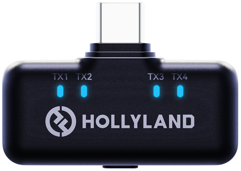 HOLLYLAND Lark M3 Combo 2TX&1RX with USB-C RX and 2 x Wireless Microphone