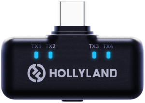 HOLLYLAND Lark M3 Combo 2TX&1RX with USB-C RX and 2 x Wireless Microphone