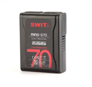 SWIT Mino-S70 | USB-C, tiny size with 70Wh pocket mini battery, USB-A/USB-C/D-tap, V-Mount